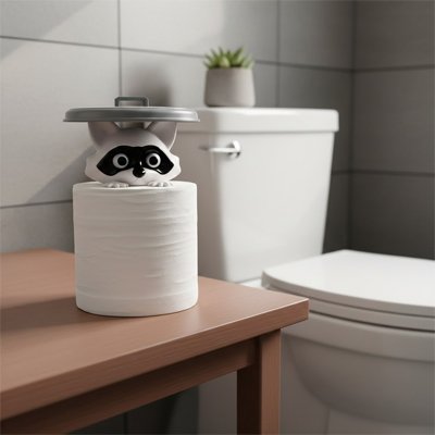 Porte papier toilette | Design Sans Perçage - Harmonie Maison