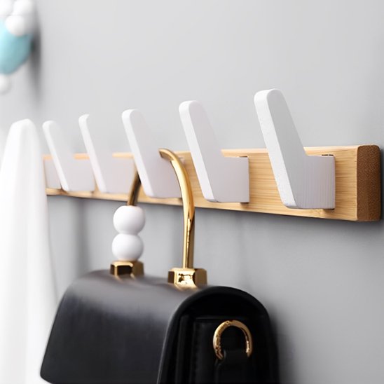 Porte manteau bois | Élégance Artisanale - Harmonie Maison